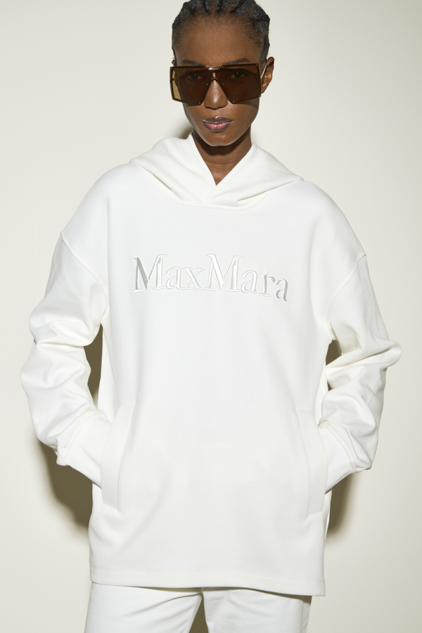 マックスマーラ ニットパーカー アイボリーM フルジップ フーディー 長袖 Max Mara Japan - マックスマーラ公式サイト